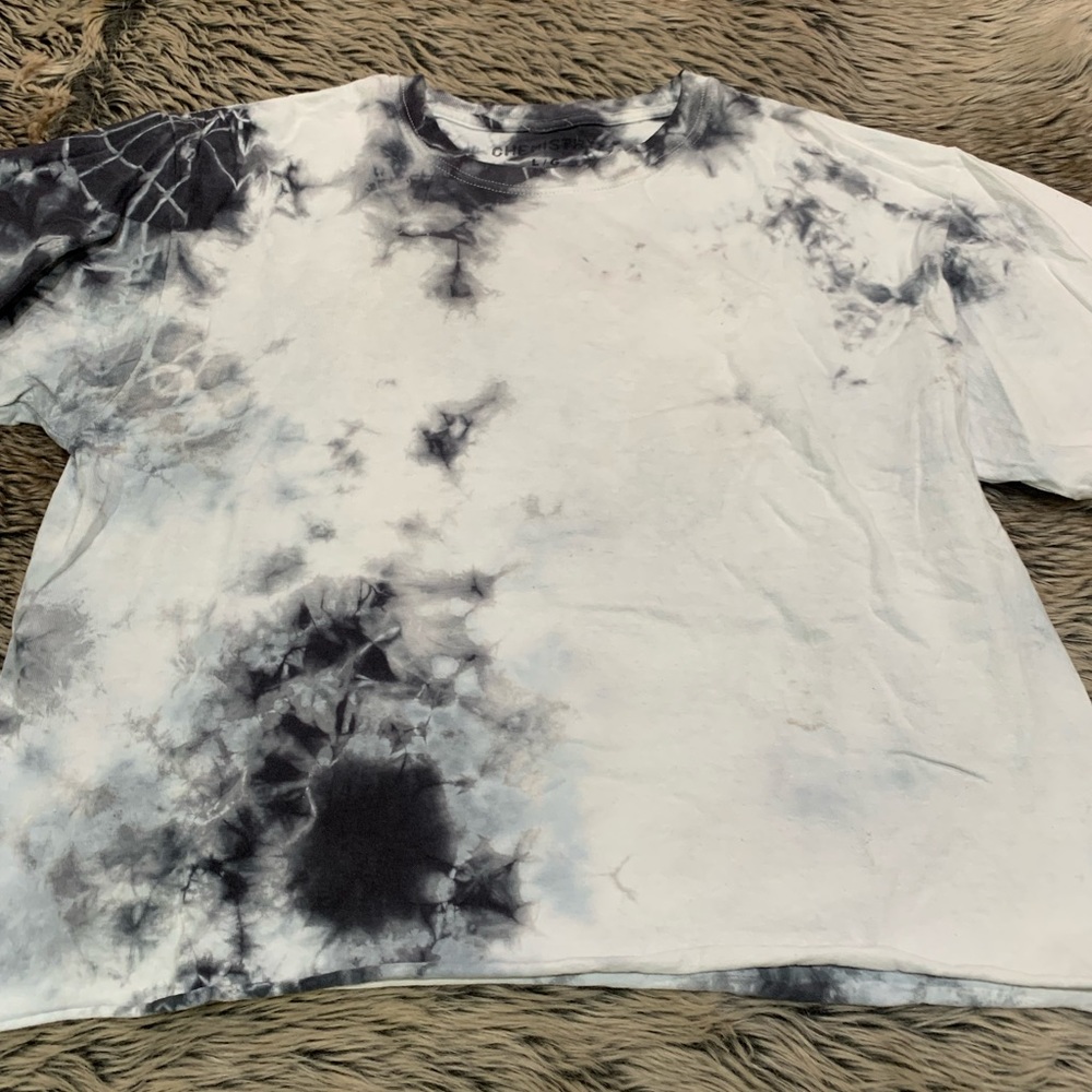 Chemistry Tie Dye Crop Tee Size L